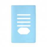 Placa p/ 4 Interruptores + Tomada 4x2 - Novara Especiais Celeste